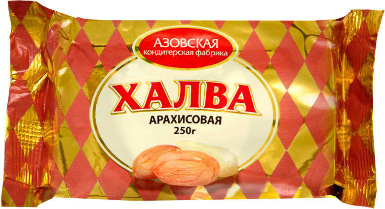 

Халва Азовская КФ Арахисовая 250г