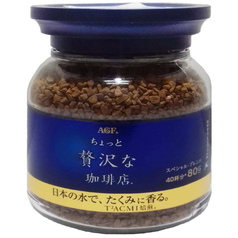 

Кофе растворимый японский AGF Luxury Coffee Gold Special Blend, 80 г, 13610