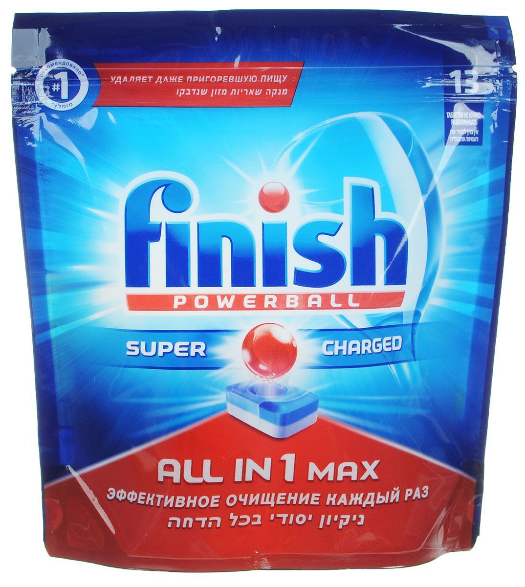 фото Таблетки для посудомоечных машин finish all-in-1 max 13шт