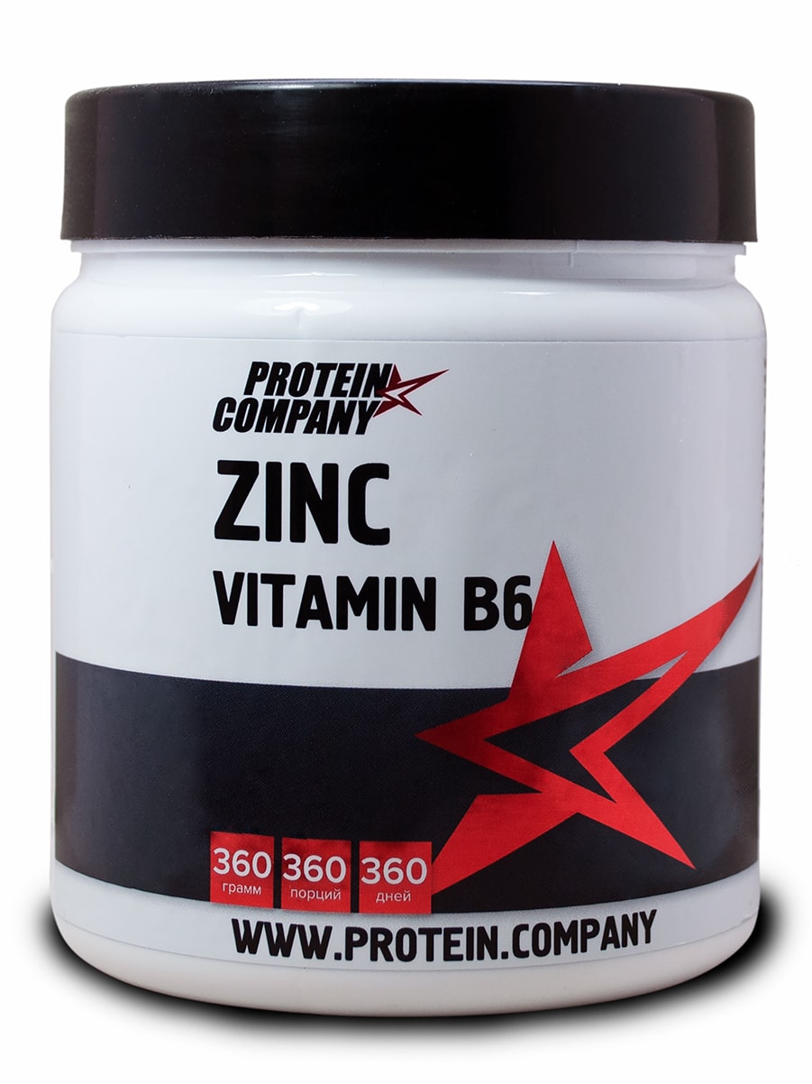 

Цинк Protein.Сompany Цинк + B6 360 г, Цинк + B6