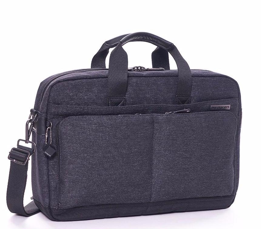 фото Сумка hedgren hwalk07m walker briefcase harmony m 15,6 asphalt