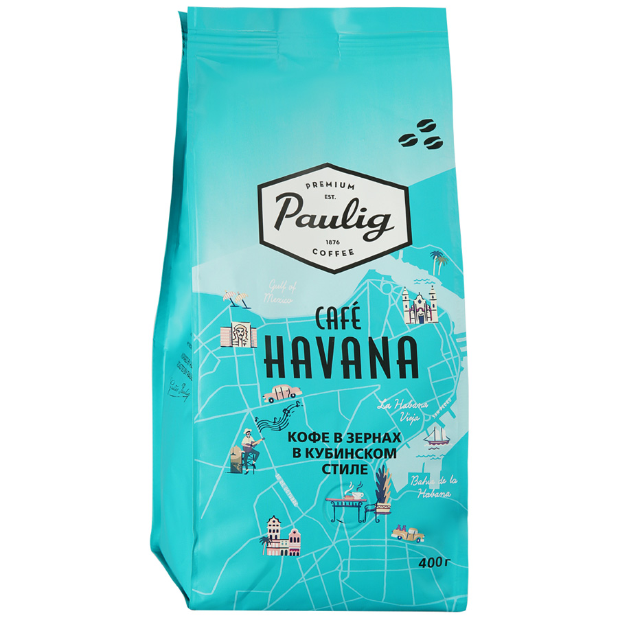 

Кофе Paulig City Coffees Cafe Havana в зернах 400 г