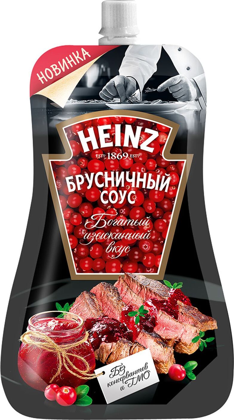 фото Соус heinz брусничный деликатесный 230г