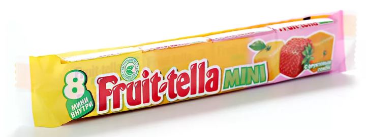 фото Жевательные конфеты fruittella mini с фруктовым соком 88г fruit-tella