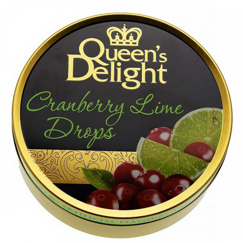 

Леденцы карамельные Queens Delight с вкусом клюквы и лайма 150г