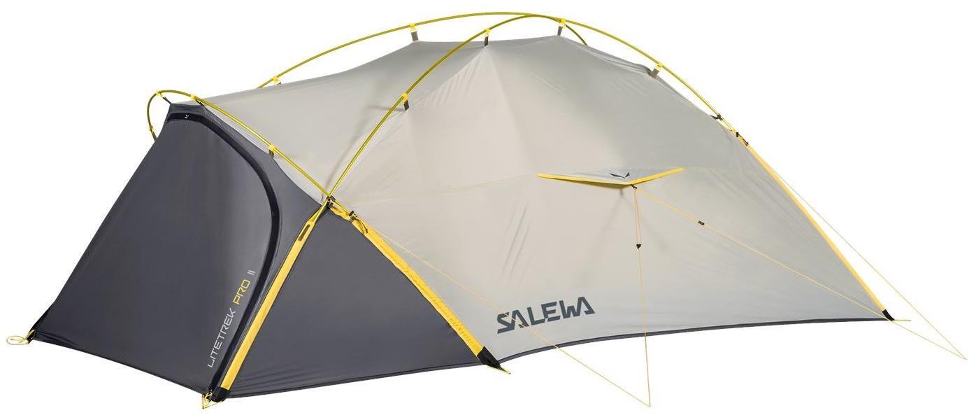 фото Палатка кемпинговая salewa litetrek pro ii двухместная light grey/mango