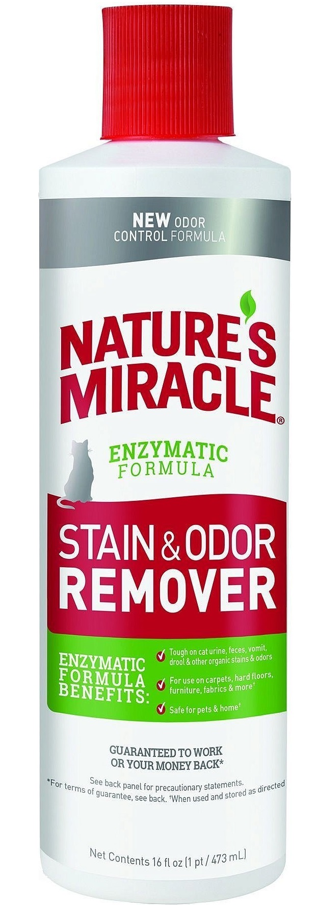 фото Уничтожитель запаха кошачьих меток и мочи natures miracle jfc enzymatic formula, 473мл nature’s miracle