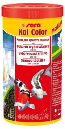 

Корм для рыб Sera KOI COLOR medium, гранулы, 1 л, KOI COLOR medium 1000 мл 360 г