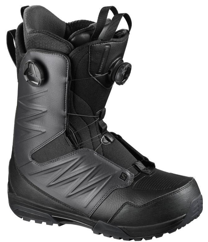 фото Ботинки для сноуборда salomon synapse focus boa 2021, black/asphalt, 27