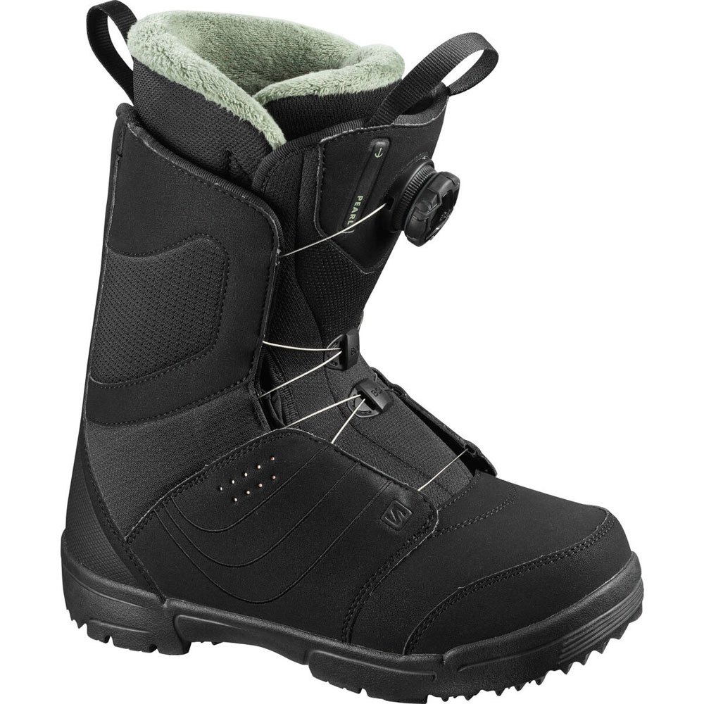 фото Ботинки для сноуборда salomon pearl boa 2021, black, 25