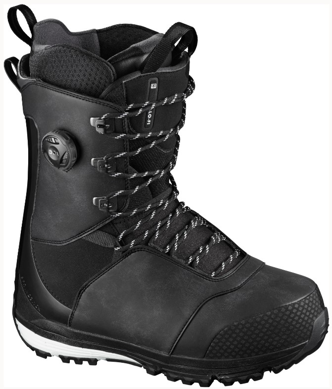 фото Ботинки для сноуборда salomon lo-fi 2021, black/asphalt/castelrock, 27.5