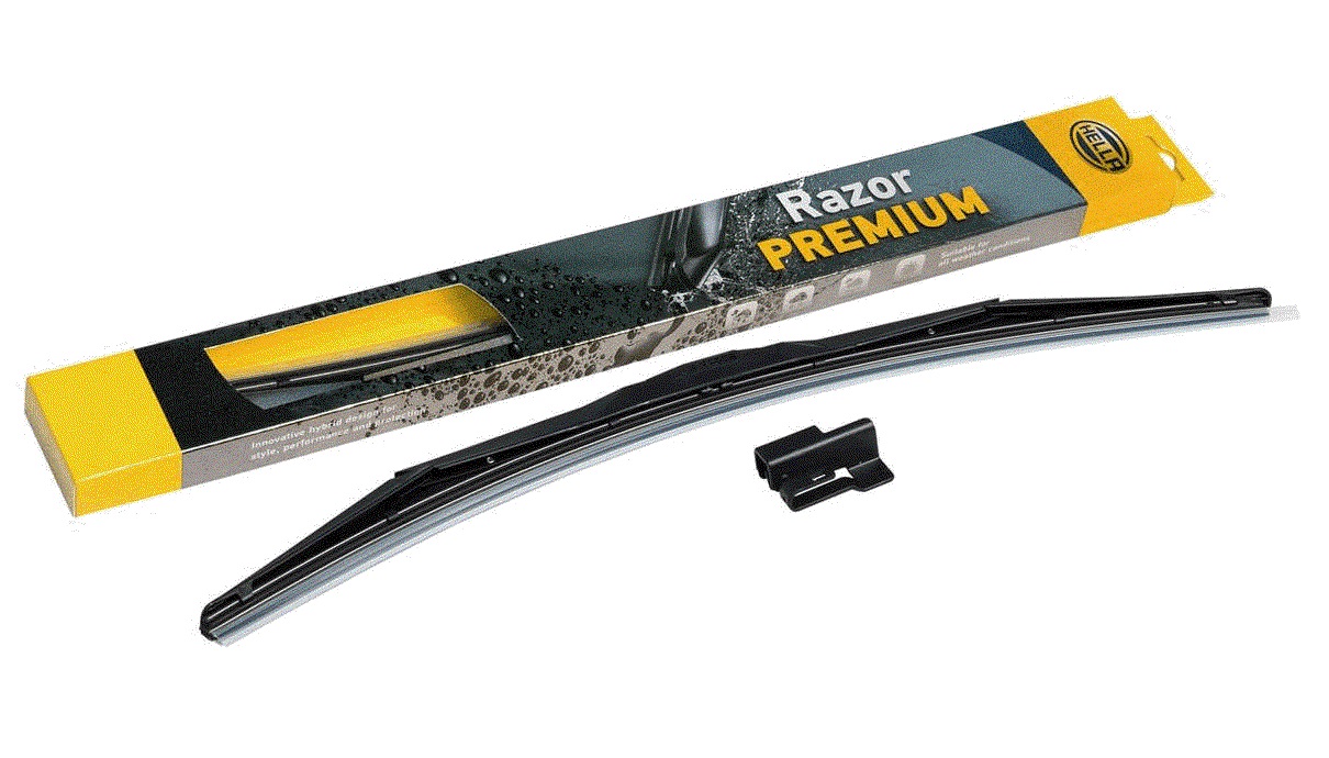 фото Щетка стеклоочистителя 525 мм гибридная 1 шт hella razor premium 9xw358094-211