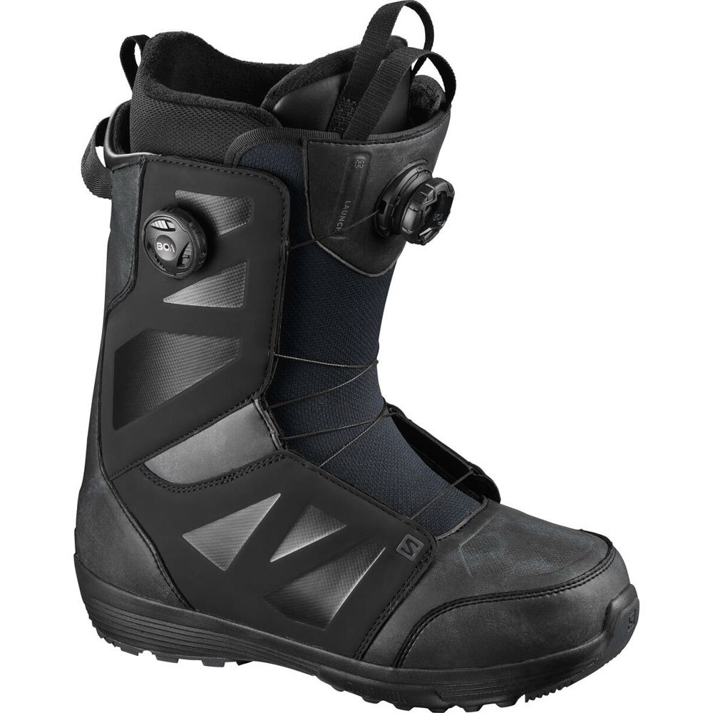 фото Ботинки для сноуборда salomon launch boa sj 2021, black, 27