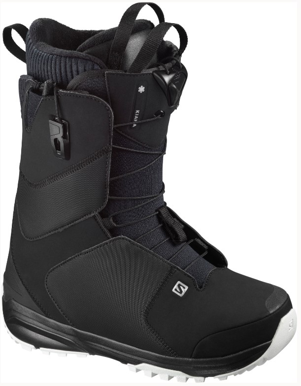 фото Ботинки для сноуборда salomon kiana 2021, black/black/white, 26