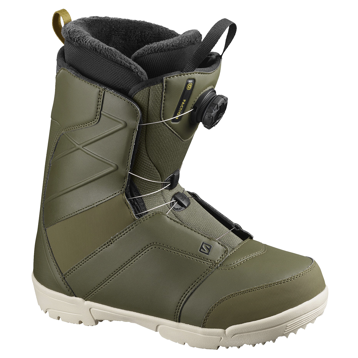 фото Ботинки для сноуборда salomon faction boa 2021, olive, 27.5