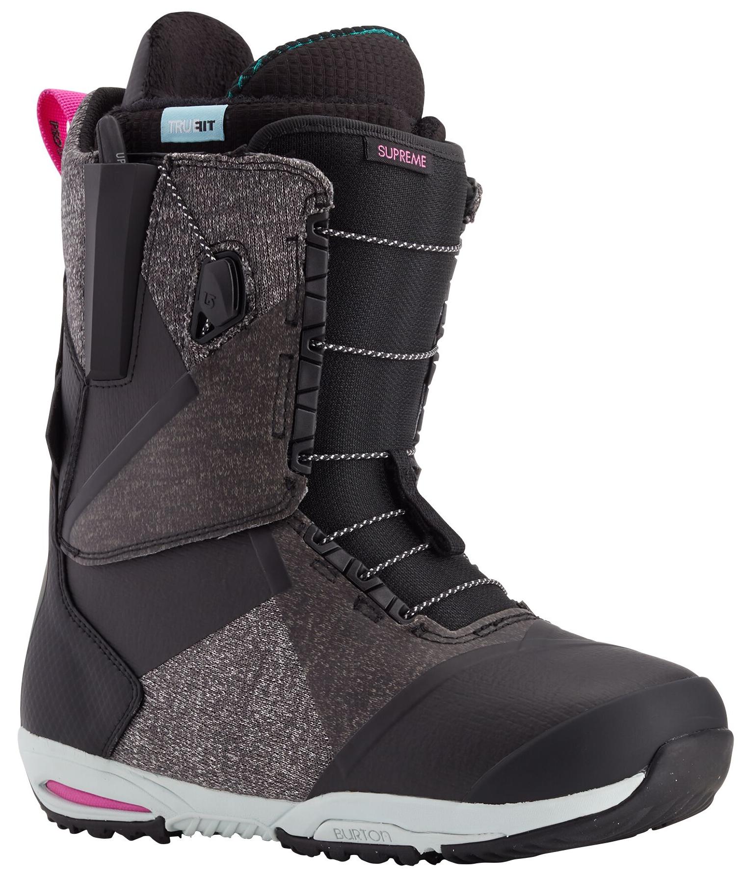 фото Ботинки для сноуборда burton supreme 2021, black, 27.5