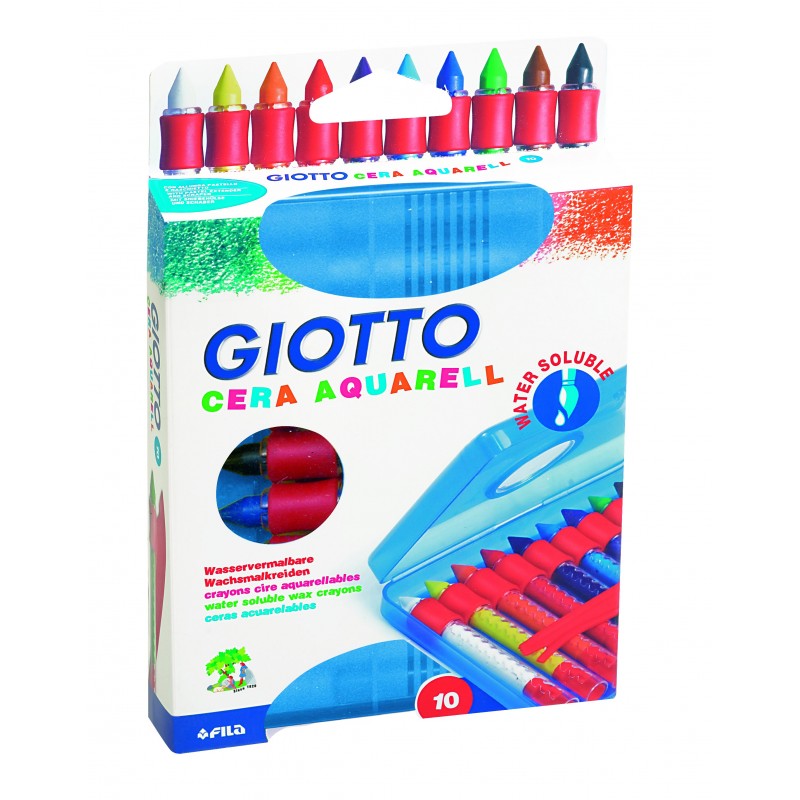 

Mелки Восковые Giotto 10 Цветов, С Пластиковым Держателем