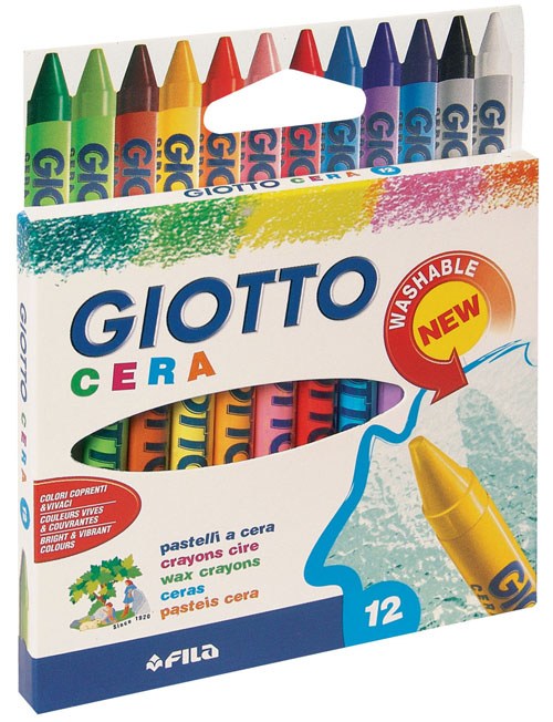 Восковые Мелки Giotto 12 Цветов