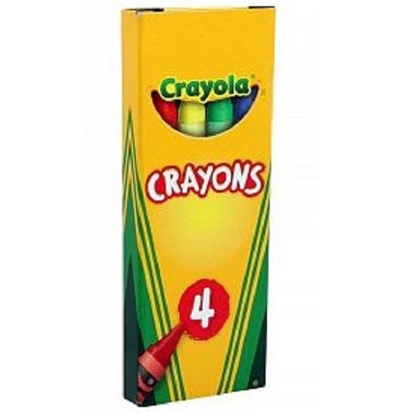 фото Восковые мелки crayola 52-1204 цветные, 4 штуки