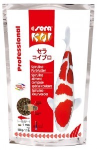 

Корм для рыб Sera KOI Prof. Spirulina Color, гранулы, 1,5 л, KOI Professional Spirulina Color 500 г
