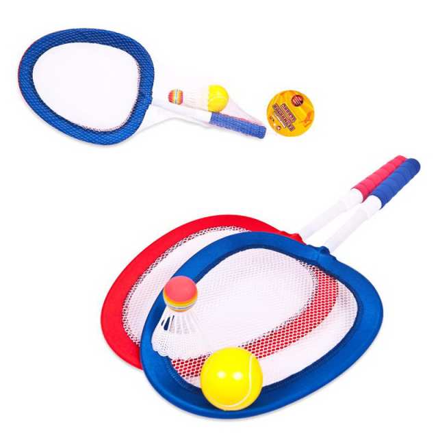 

Бадминтон и теннис 2 в 1 Junfa Toys 4 предмета