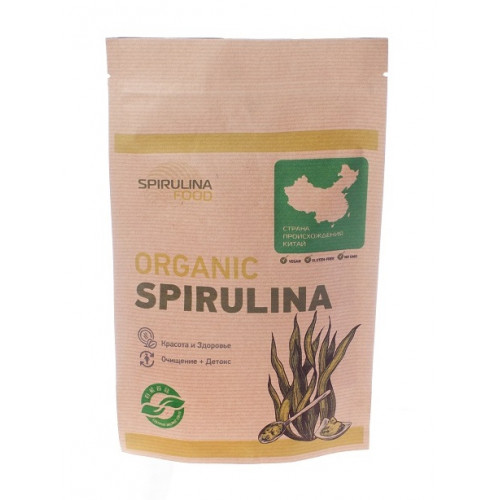 фото Спирулина органик порошок spirulina maxima 100 г spirulinafood