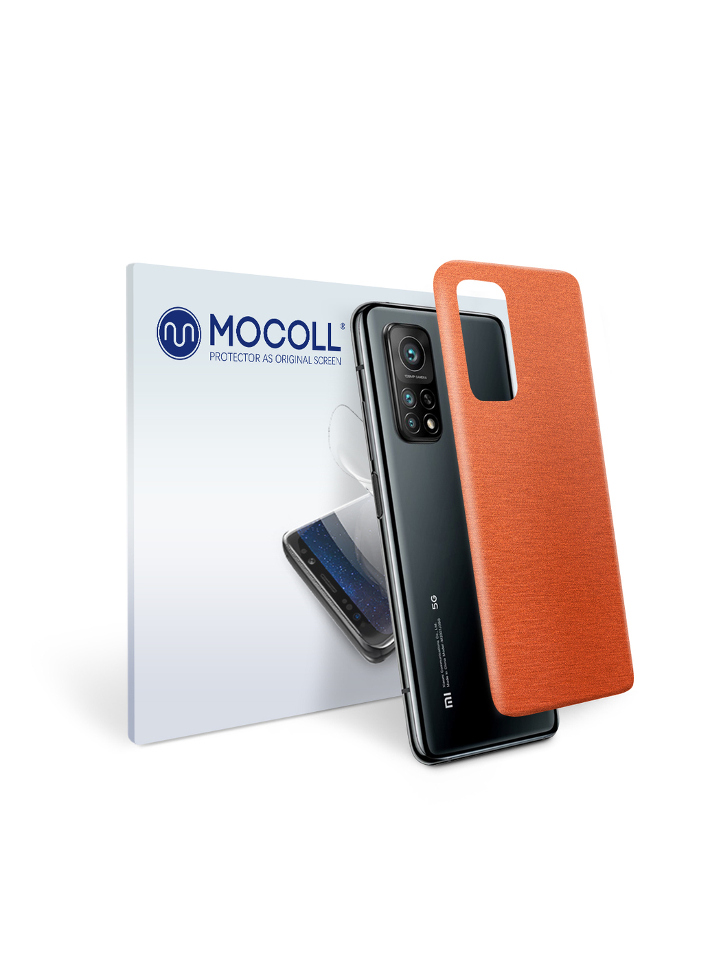 

Пленка защитная MOCOLL для задней панели Vivo iQOO 5 Pro Металлик оранжевый