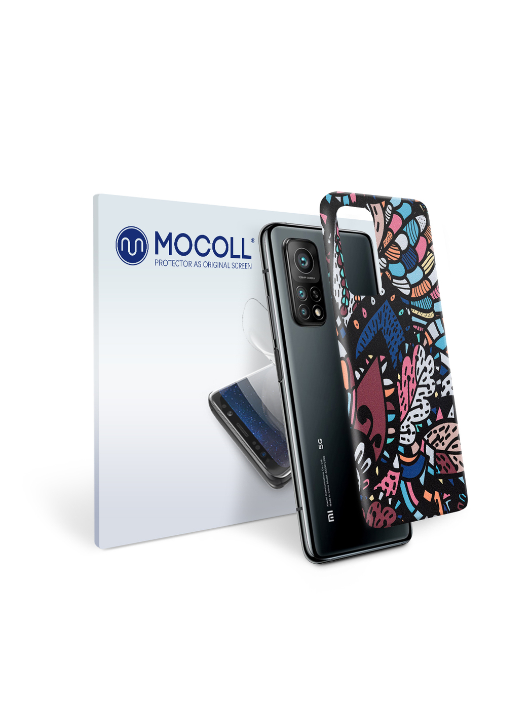

Пленка защитная MOCOLL для задней панели Vivo iQOO 5 Pro Богемный узор Пальметта