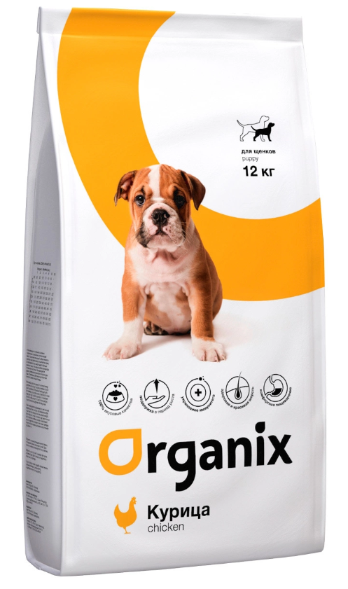 

Сухой корм для щенков Organix Puppy, все породы, курица, 12кг, Puppy