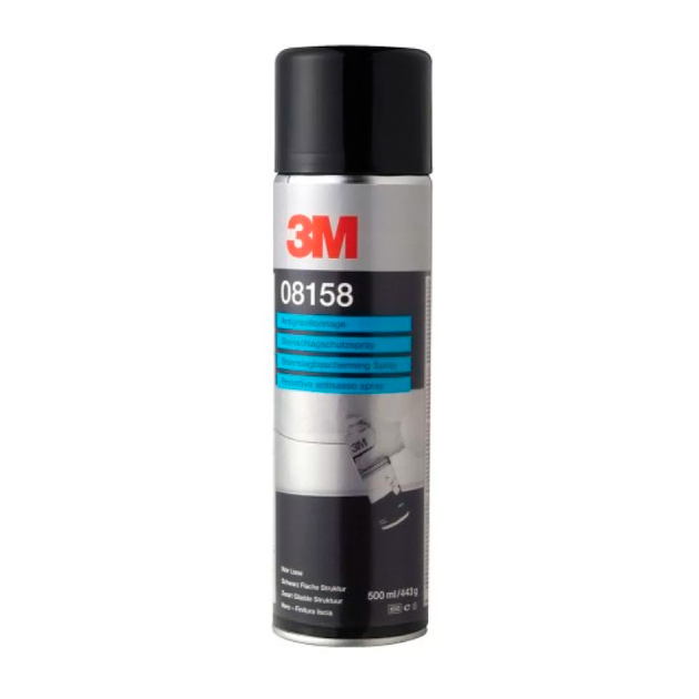

Покрытие Антигравийное 3M 8158 Распыляемое Гладкое, Черное В Аэрозоли, 500 Мл.