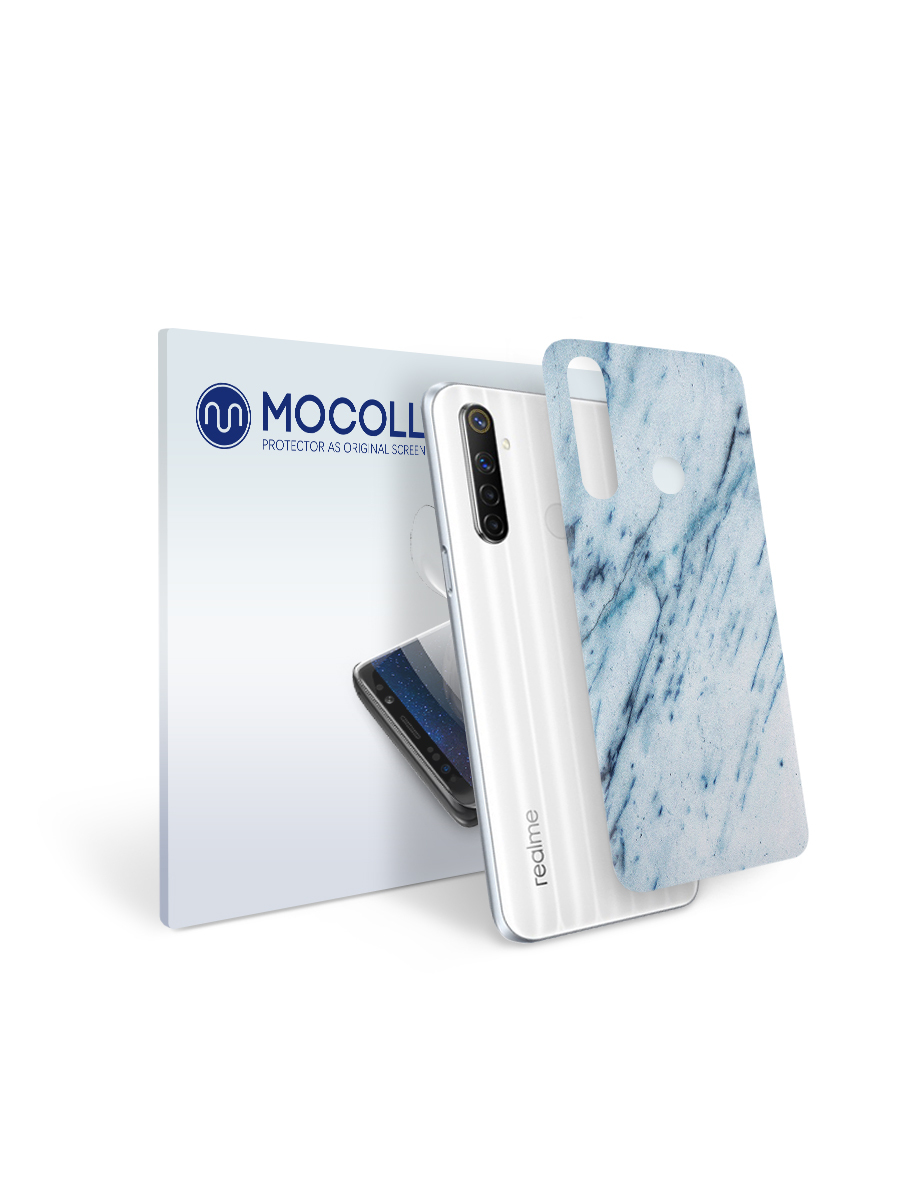 

Пленка защитная MOCOLL для задней панели REALME X3 SuperZoom Камень Мрамор Белый