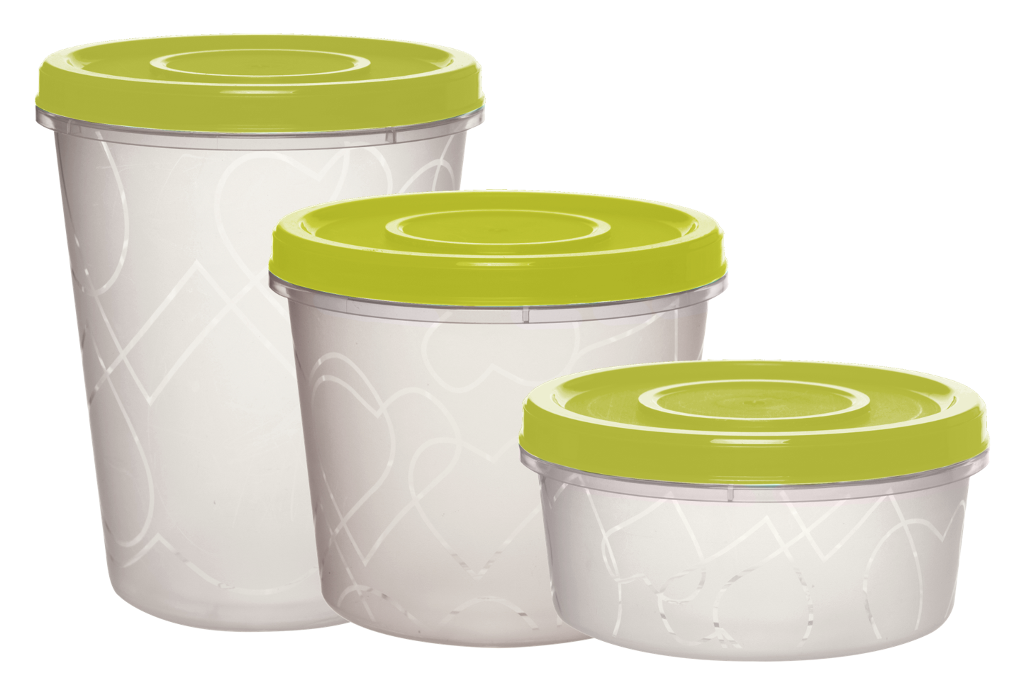 

Набор контейнеров Giaretti 0,4 л/0,7 л/1 л, оливковый (GR1897ОЛ), Прозрачный