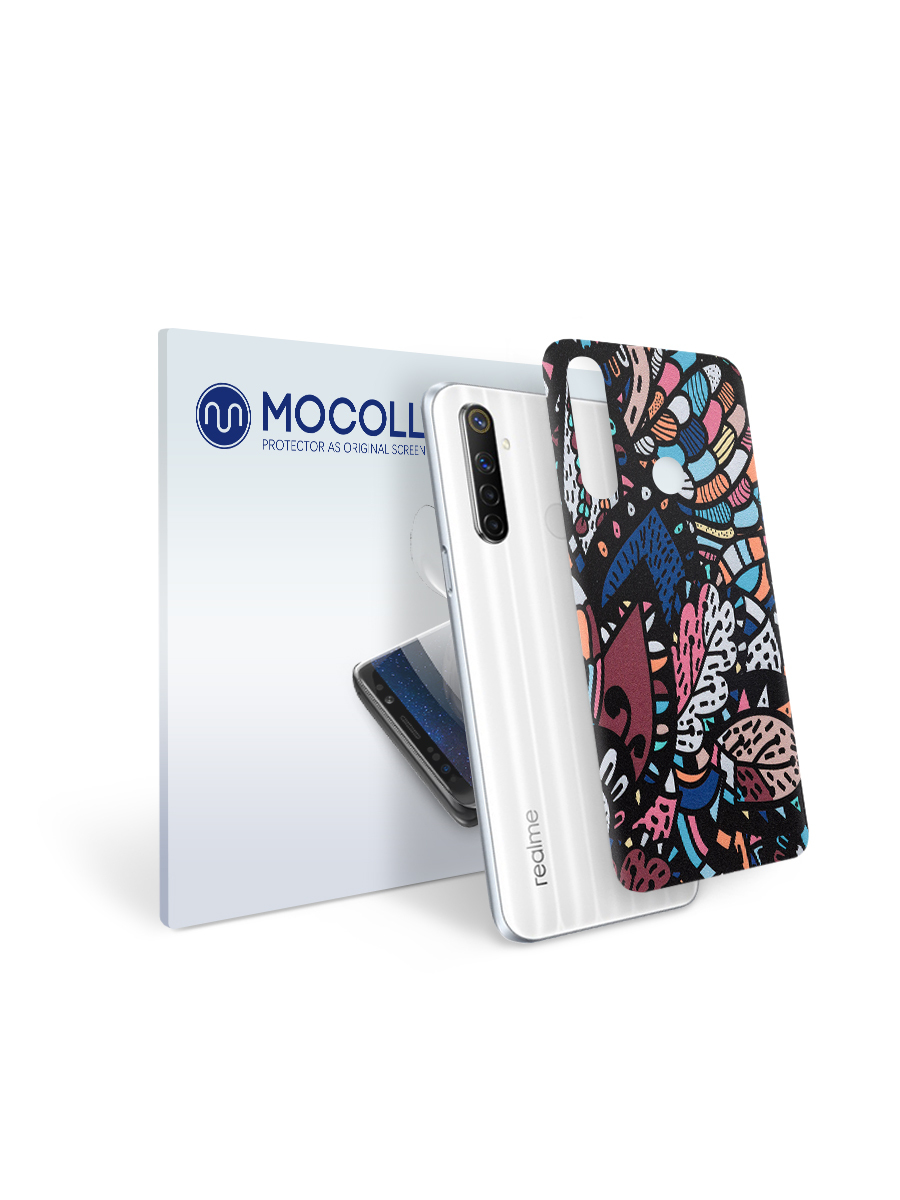 

Пленка защитная MOCOLL для задней панели REALME C11 Богемный узор Пальметта