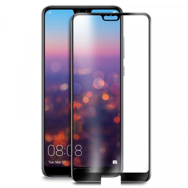 

Защитное стекло 5D Full Cover для Huawei P20 Pro (Черный)