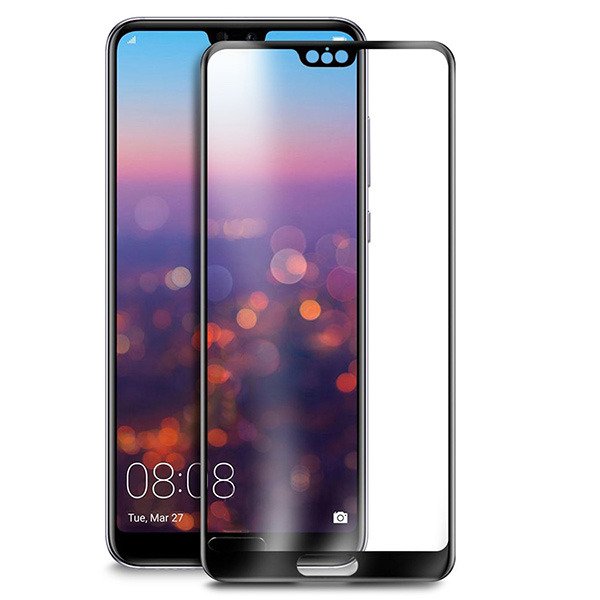 

Защитное стекло 5D Full Cover для Huawei P20 (Черное)