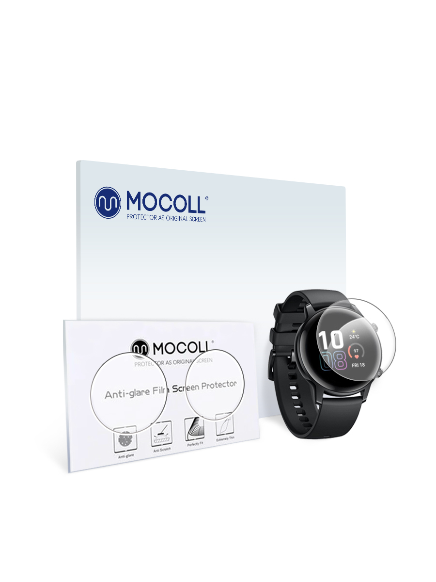 

Пленка защитная MOCOLL для дисплея Honor Magic Watch 2 46mm 2 шт Прозрачная глянцевая