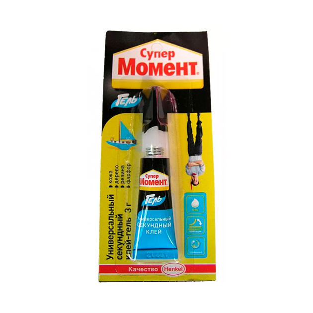 фото Клей момент супер гель 3 гр. henkel