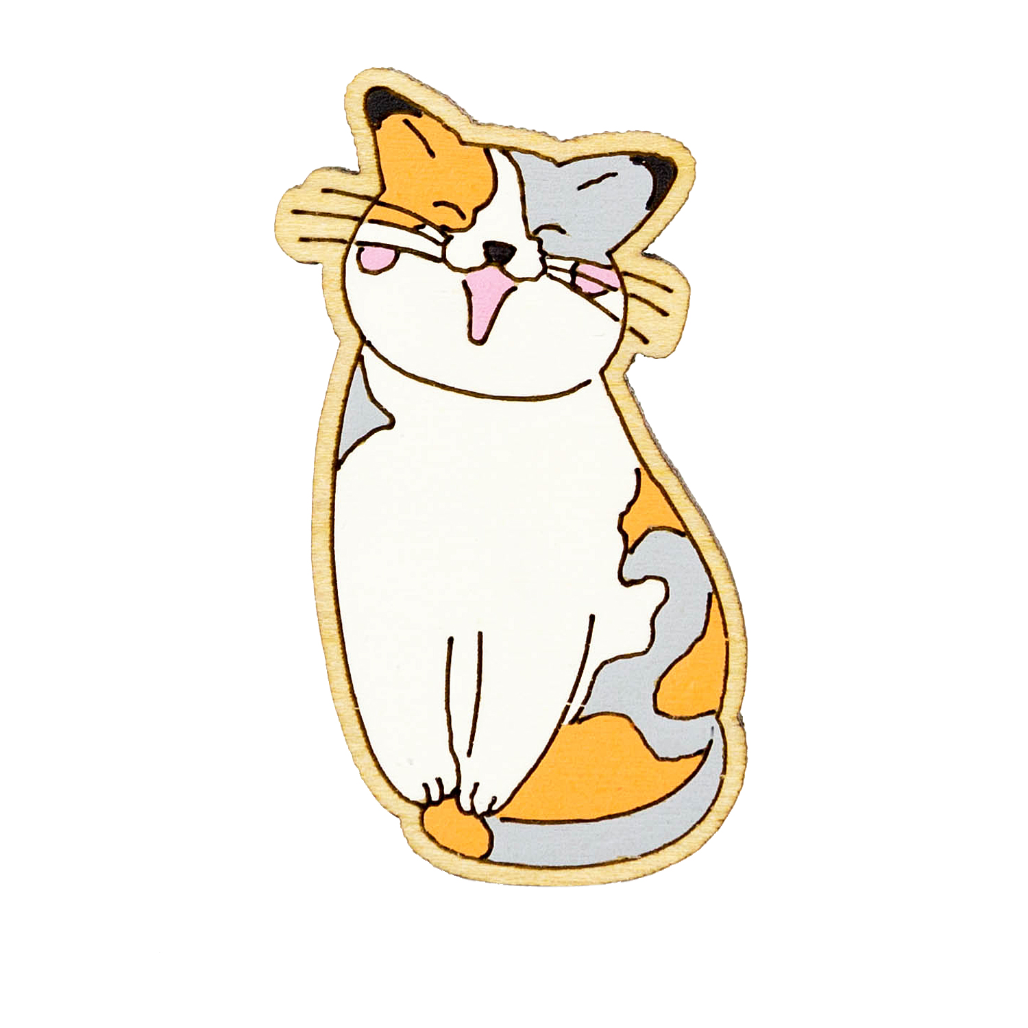 

Значок Котейка (рыжий)