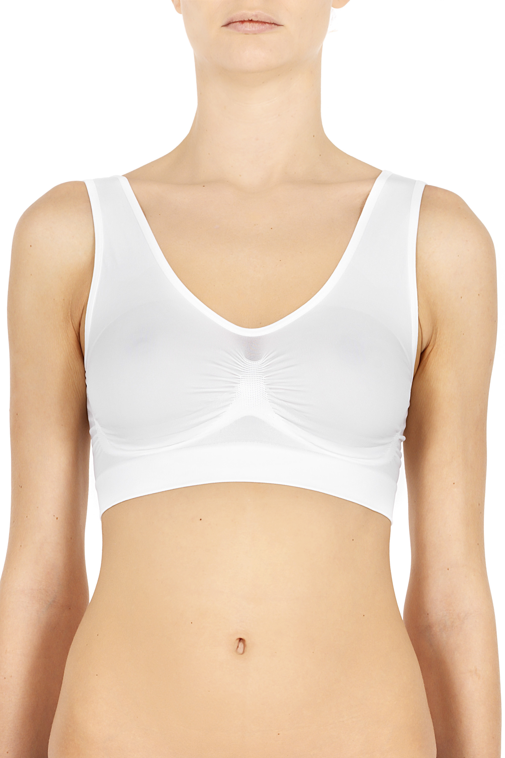 фото Бюстгальтер женский pompea brassiere wellness белый s/m