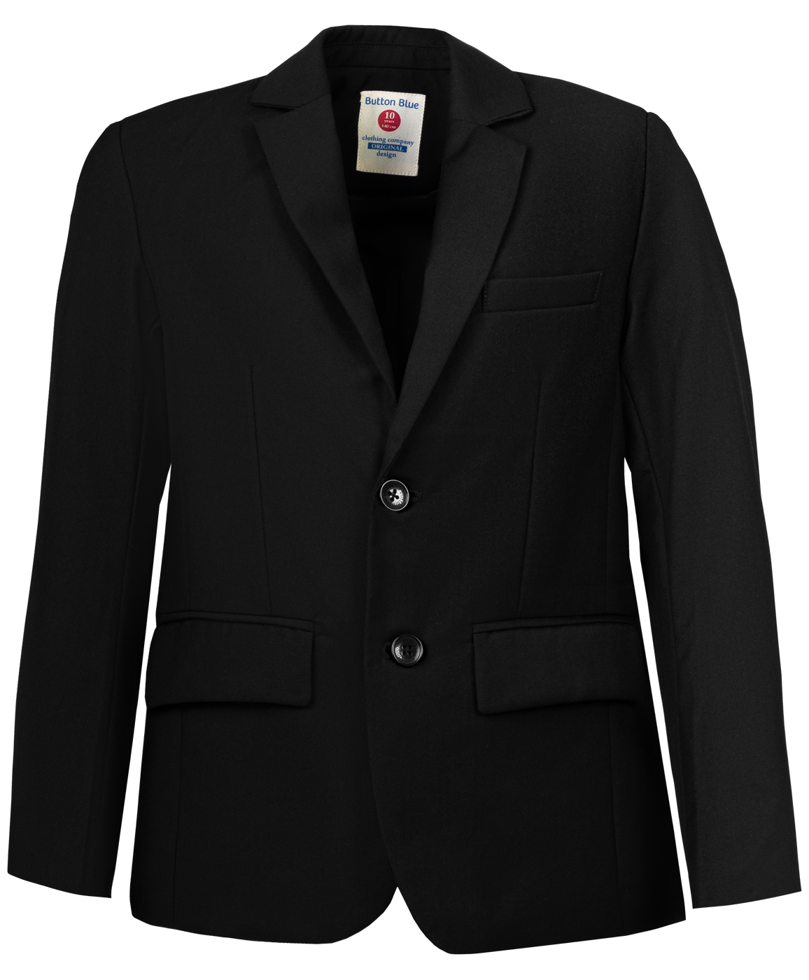 

Пиджак для мальчиков Button Blue, цв. черный, р-р 146, 219BBBS48010800