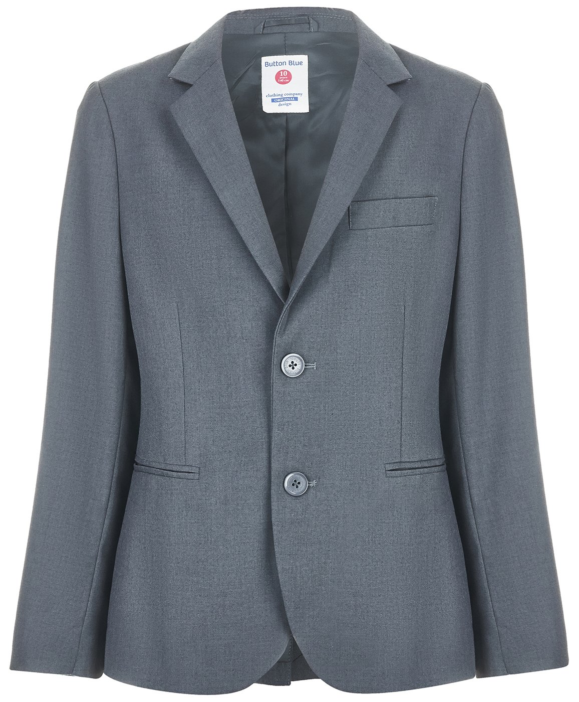 

Пиджак для мальчиков Button Blue, цв. серый, р-р 164, 218BBBS48010100