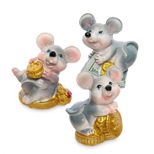фото Набор фигурок декоративных art east, мышата, 3 шт