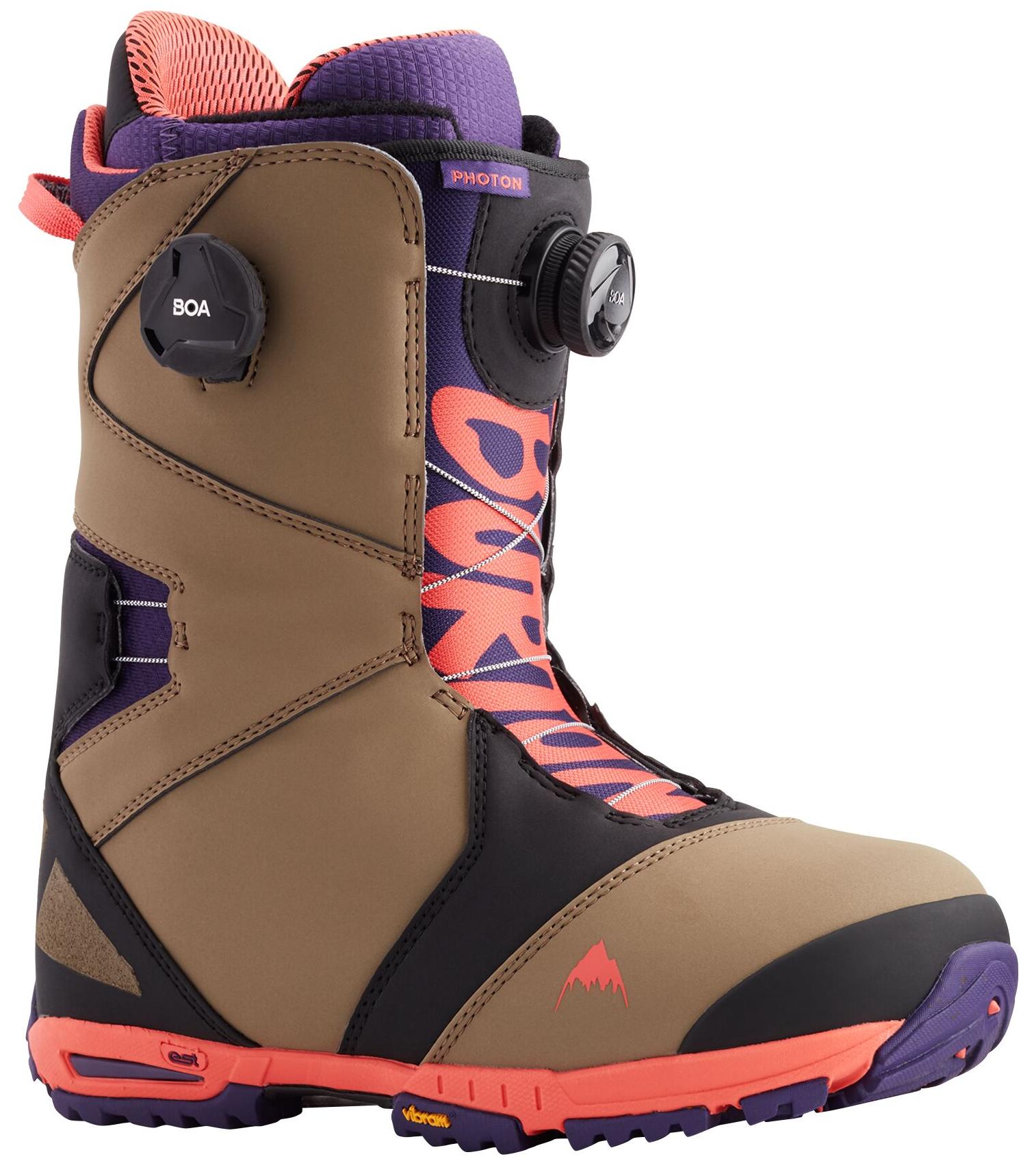 фото Ботинки для сноуборда burton photon boa 2021, ash/purple/pop red, 28.5