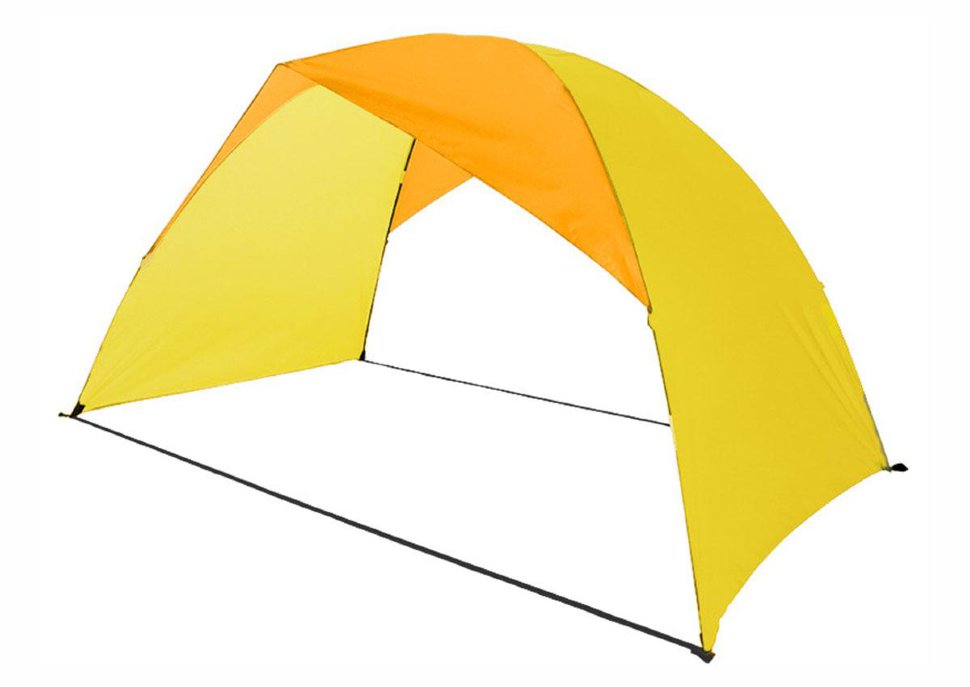 Палатка Jungle Camp Palm Beach, кемпинговая, 2 места, желтый