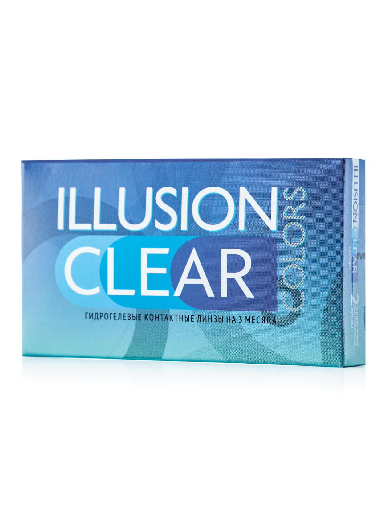 Купить Контактные линзы ILLUSION colors Clear 2 линзы -5.0D прозрачные