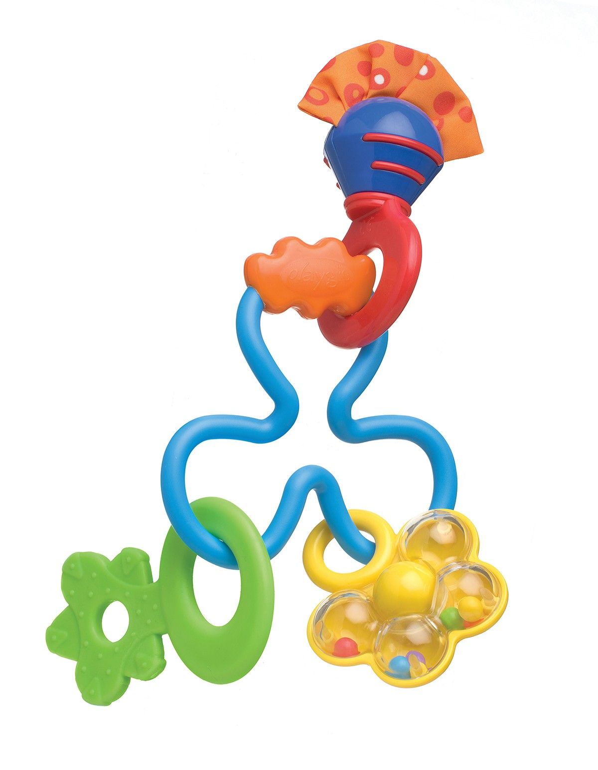 Игрушка-погремушка Playgro гантель погремушка сизалевая 11 5 см синяя белая