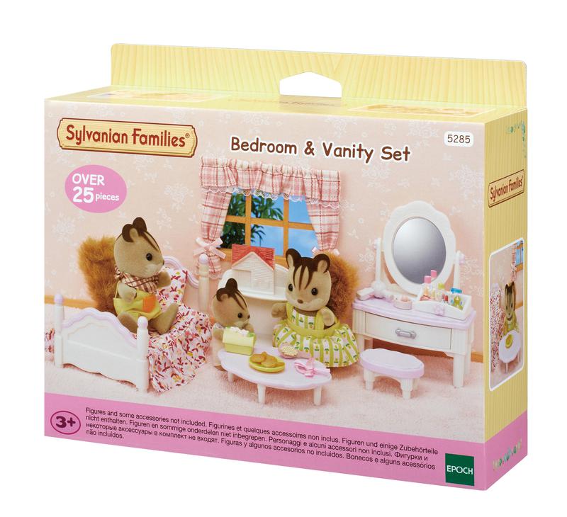 Набор Sylvanian Families спальня и туалетный столик 5285 sylvanian families салон красоты пони