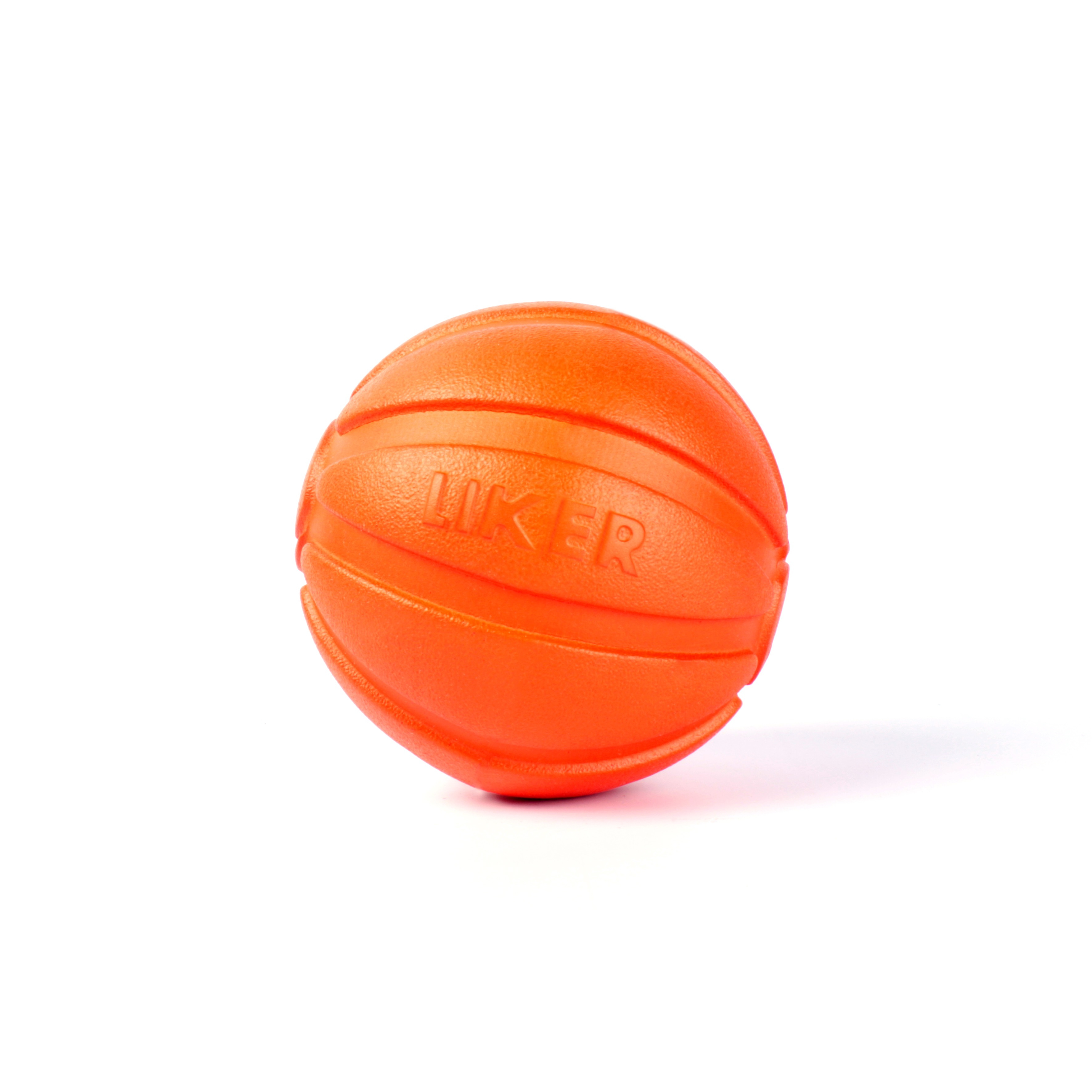 Мячик для собак мелких и средних пород LIKER, оранжевый, 7 см