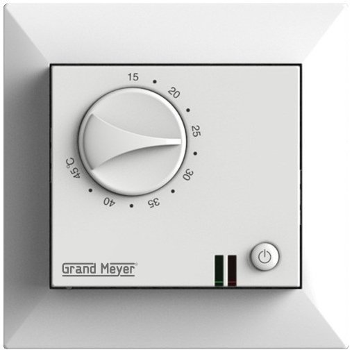 фото Терморегулятор для теплых полов grand meyer gm-109crema