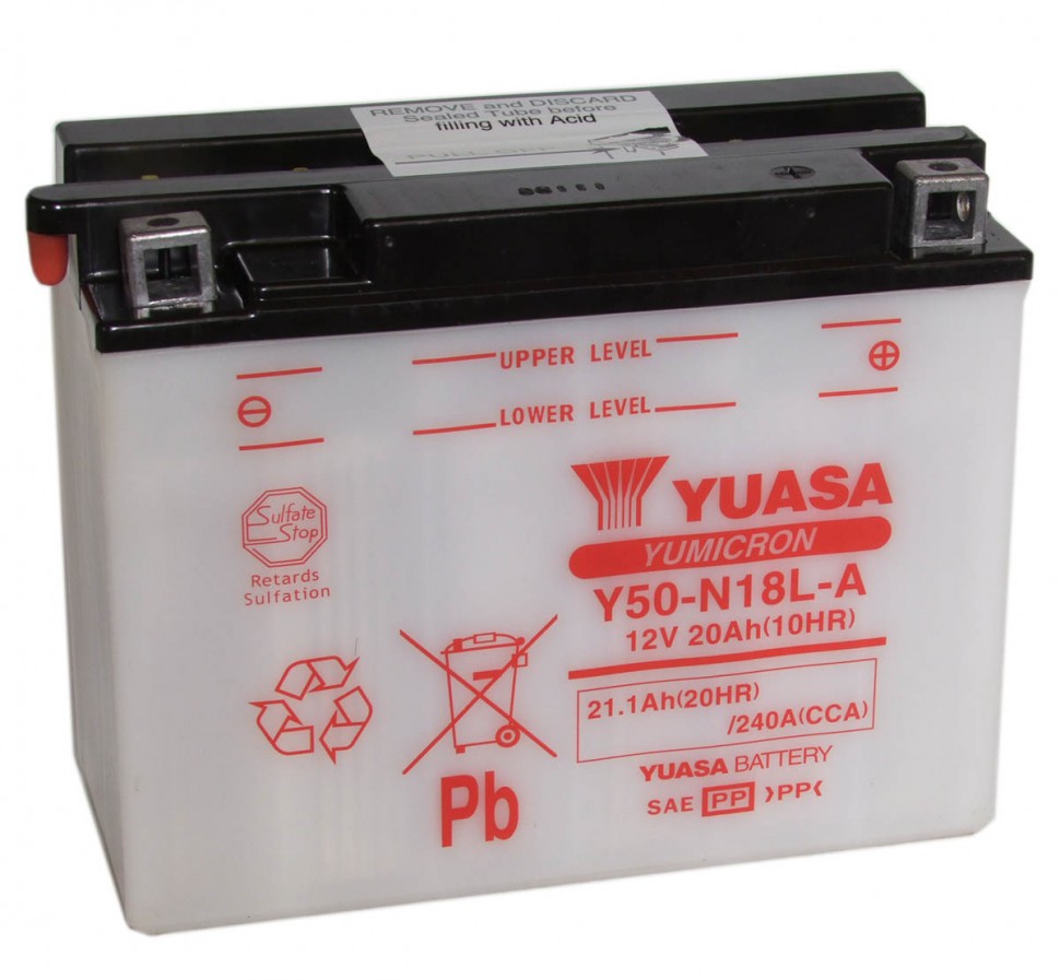 

Аккумулятор Yuasa Y50-N18L-A3